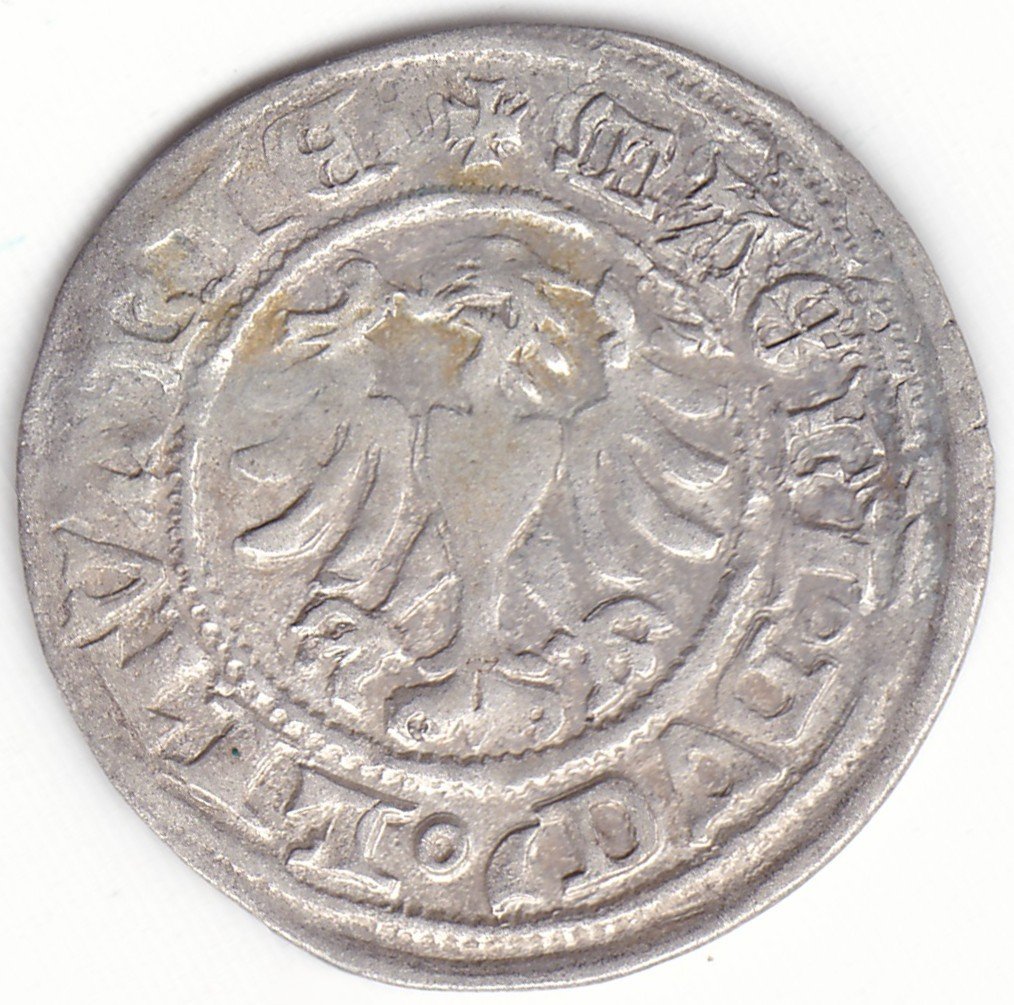 H3 A. Aleksandro Jogailaičio lietuviškas pusgrašis - Image 3