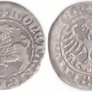 H34 F. Žygimanto Senojo lietuviškas pusgrašis, 1509 m.