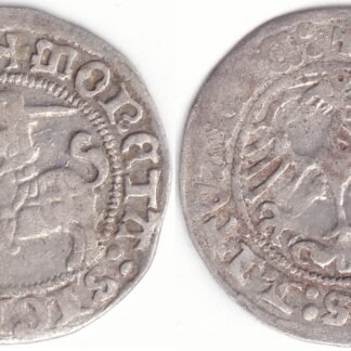 H43 E. Žygimanto Senojo lietuviškas pusgrašis, 1514 m.
