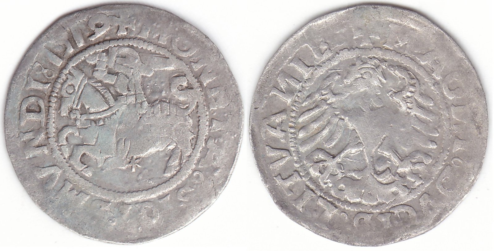 H61 C. Žygimanto Senojo lietuviškas pusgrašis, 1519 m.
