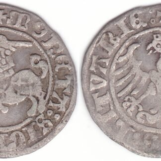 H33 J. Žygimanto Senojo lietuviškas pusgrašis, 1509 m.